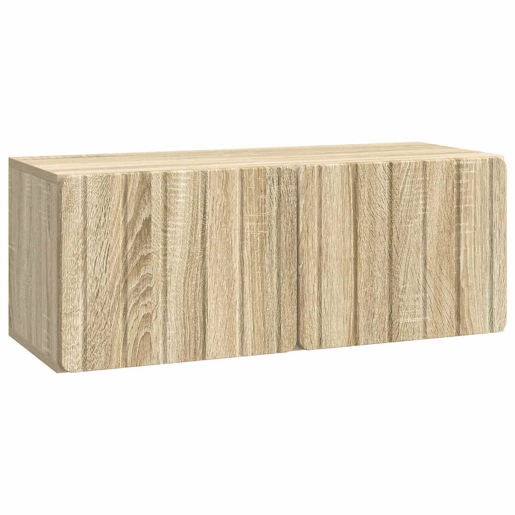 Wandmontierter TV-Schrank Sonoma-Eiche 78,5 x 31 x 30 cm