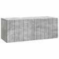 Wandmontierter TV-Schrank Betongrau 78,5 x 31 x 30 cm