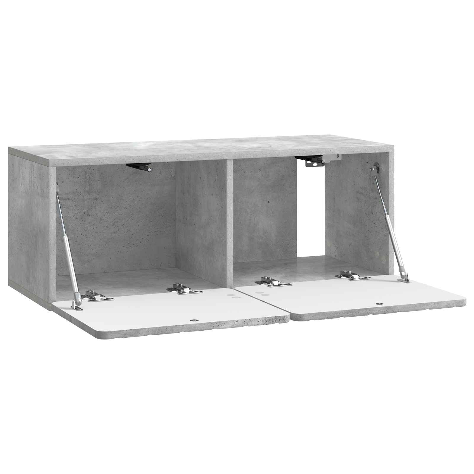Wandmontierter TV-Schrank Betongrau 78,5 x 31 x 30 cm