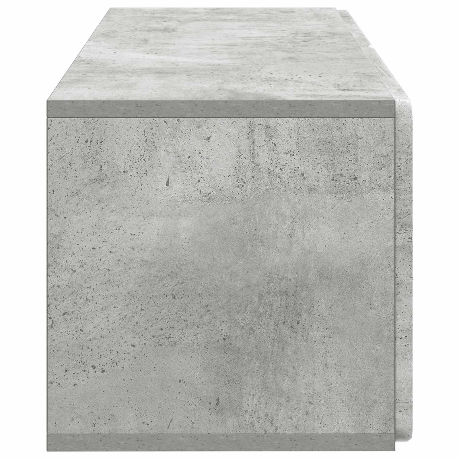 Wandmontierter TV-Schrank Betongrau 78,5 x 31 x 30 cm