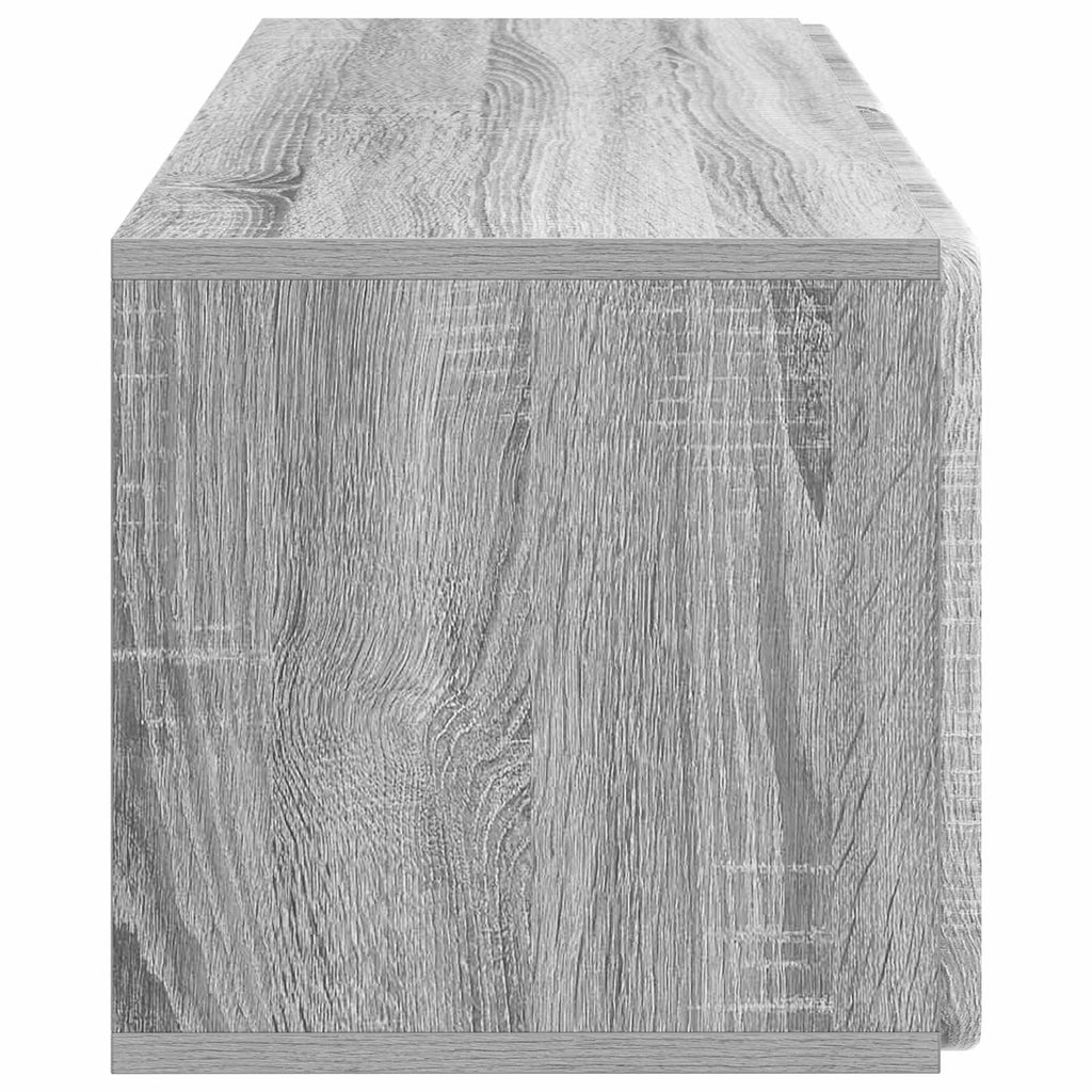 Wandmontierter TV-Schrank Graues Sonoma 78,5 x 31 x 30 cm