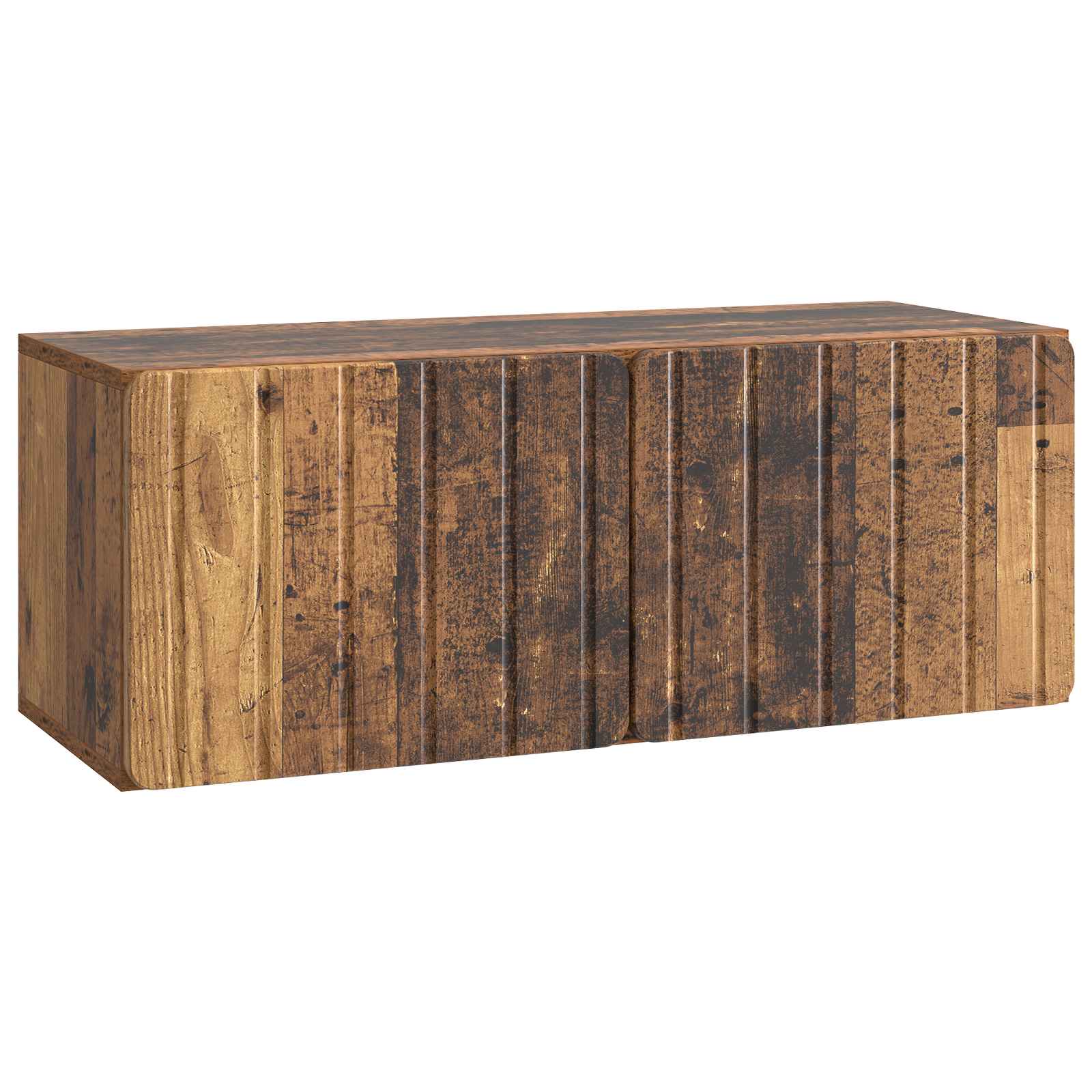 Wandmontierter TV-Schrank Altholz 78,5 x 31 x 30 cm