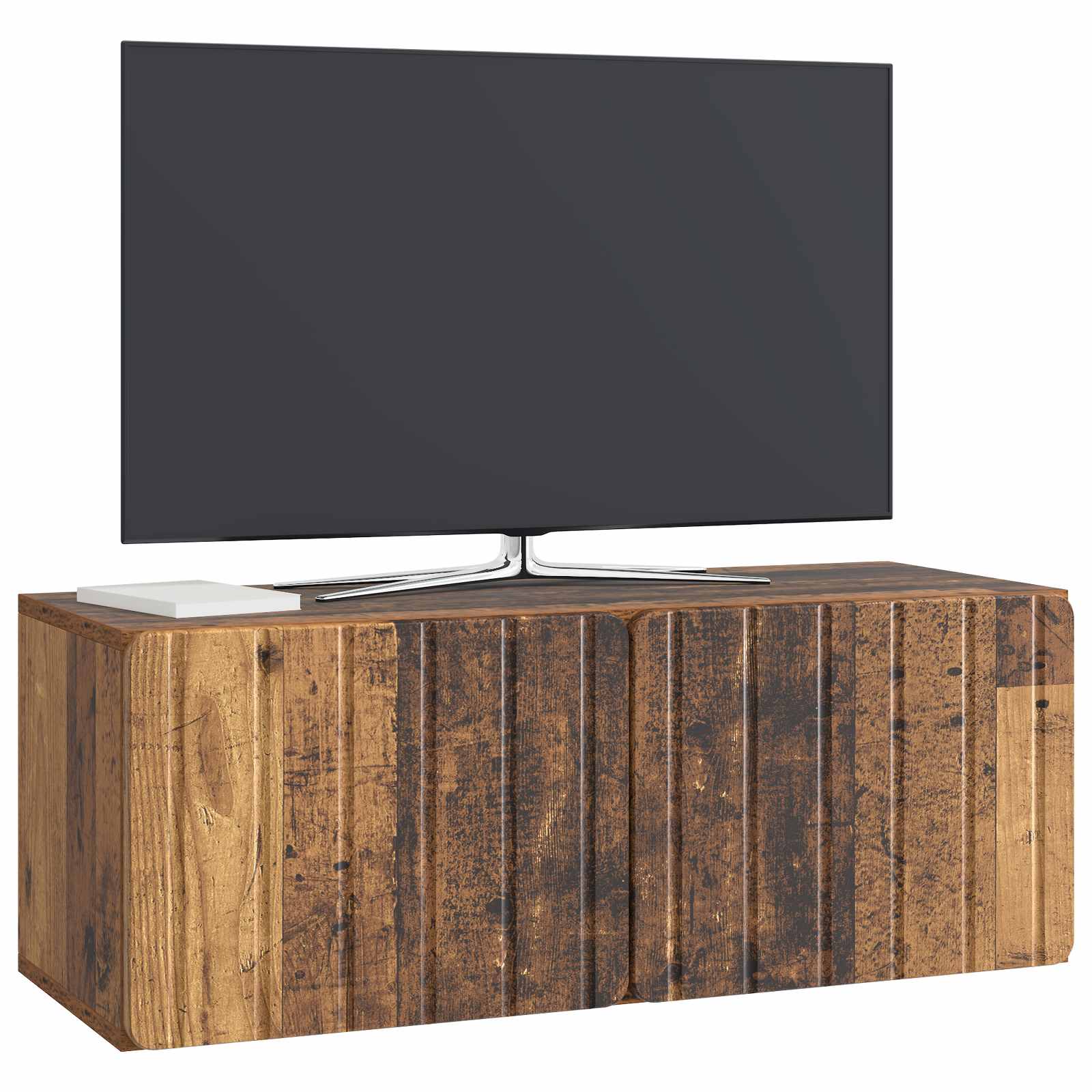 Wandmontierter TV-Schrank Altholz 78,5 x 31 x 30 cm