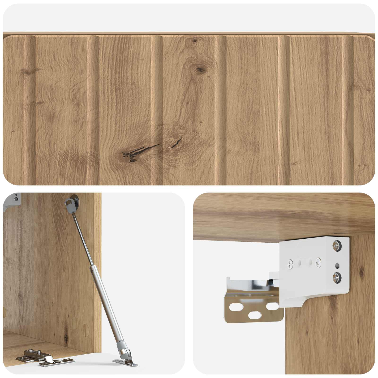 Wandmontierter TV-Schrank Artisan-Eiche 78,5 x 31 x 30 cm