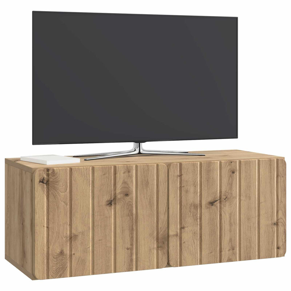 Wandmontierter TV-Schrank Artisan-Eiche 78,5 x 31 x 30 cm