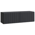 Wandmontierter TV-Schrank Schwarz 98 x 31 x 30 cm Holzwerkstoff