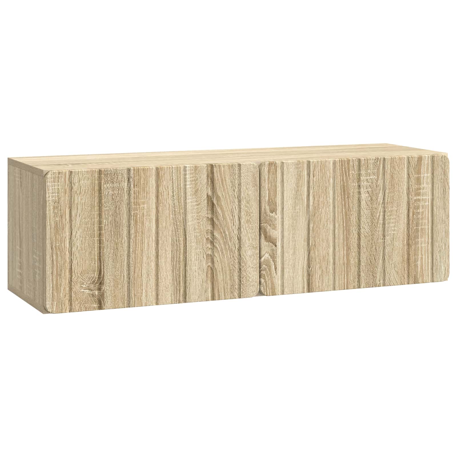 Wandmontierter TV-Schrank Sonoma-Eiche 98 x 31 x 30 cm