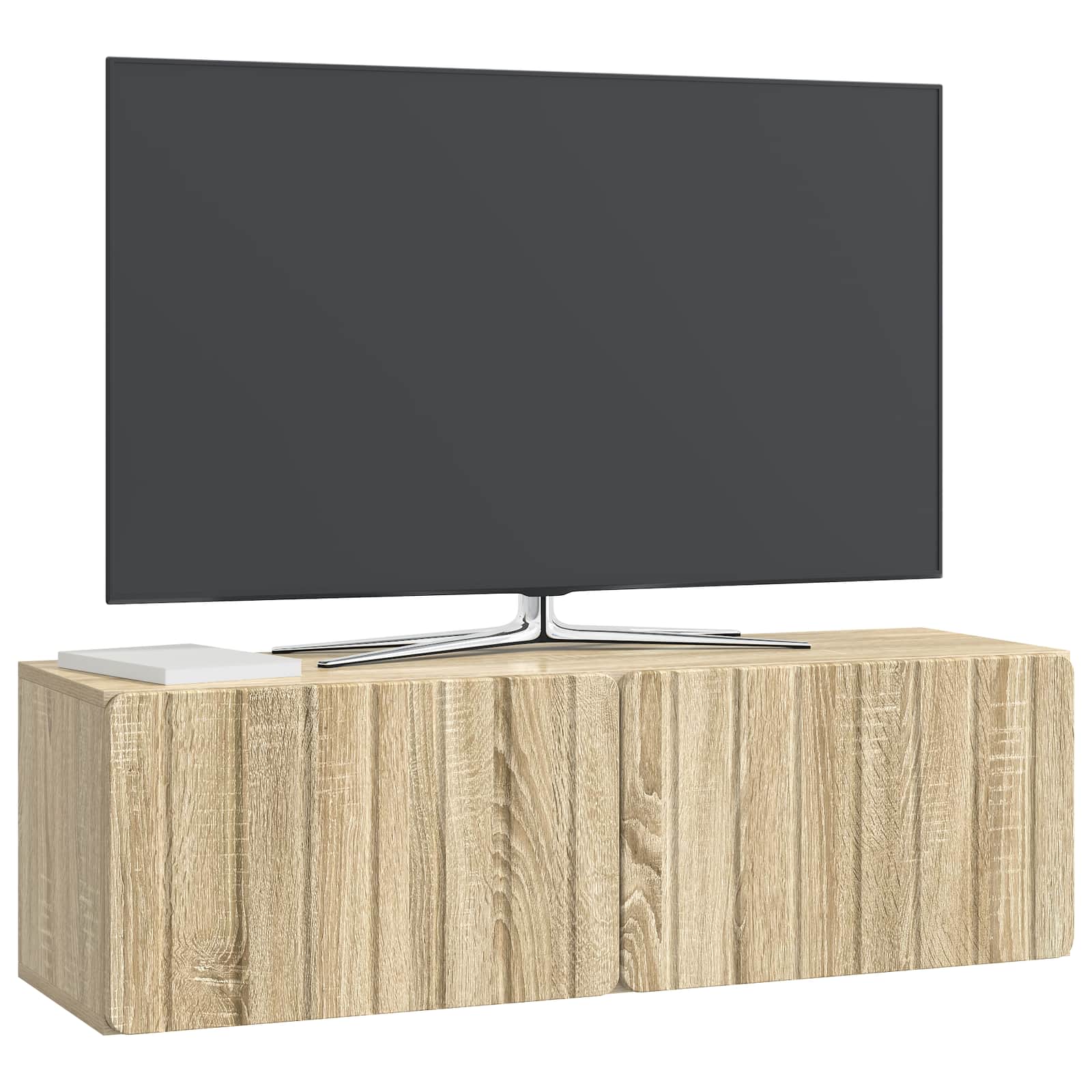 Wandmontierter TV-Schrank Sonoma-Eiche 98 x 31 x 30 cm