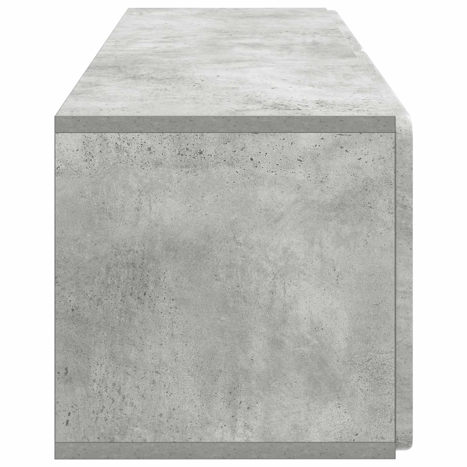 Wandmontierter TV-Schrank Betongrau 98 x 31 x 30 cm