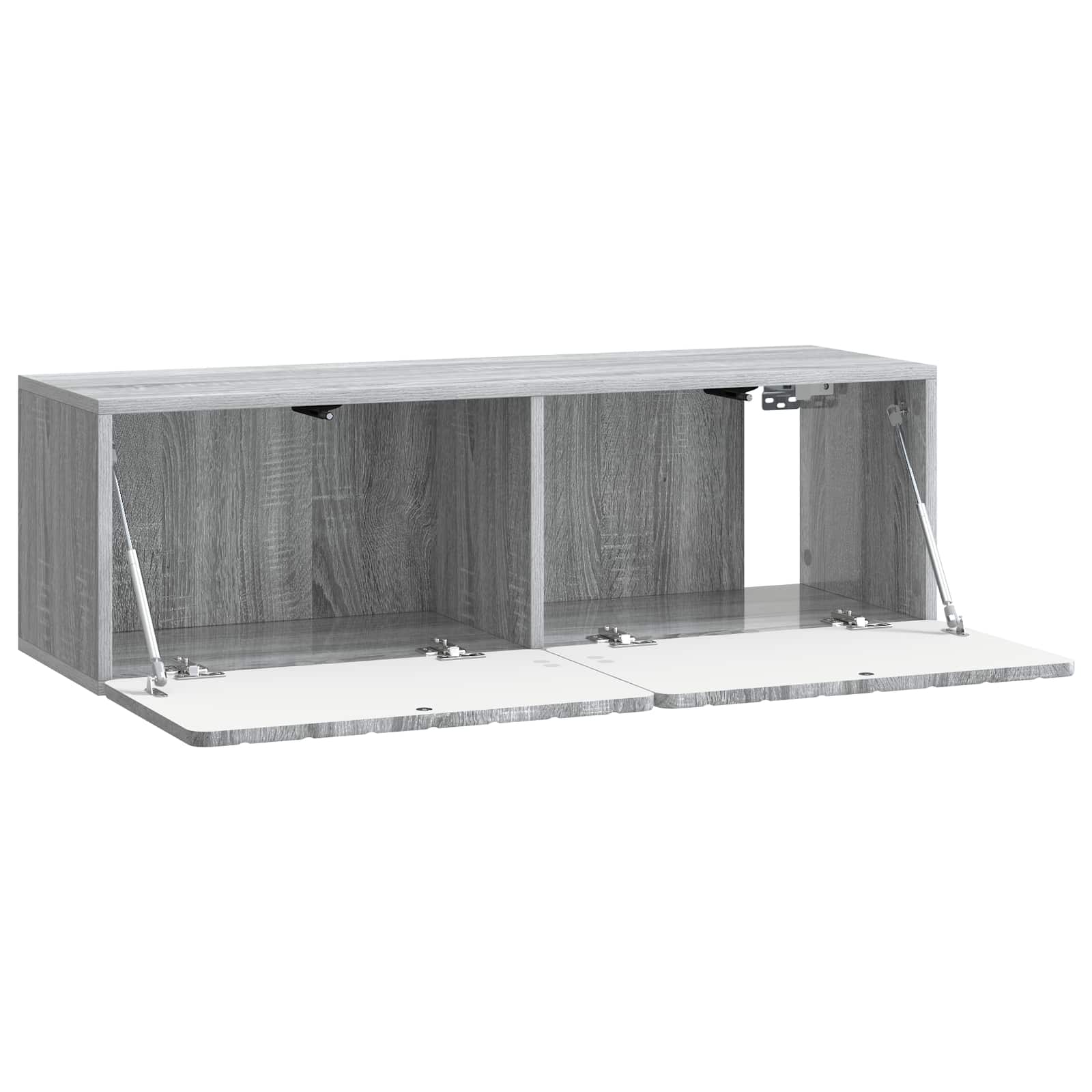 Wandmontierter TV-Schrank Graues Sonoma 98 x 31 x 30 cm