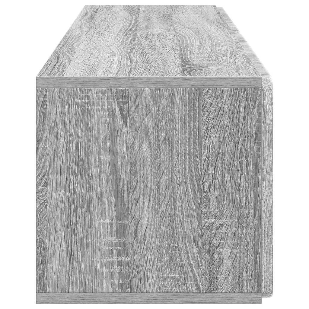 Wandmontierter TV-Schrank Graues Sonoma 98 x 31 x 30 cm