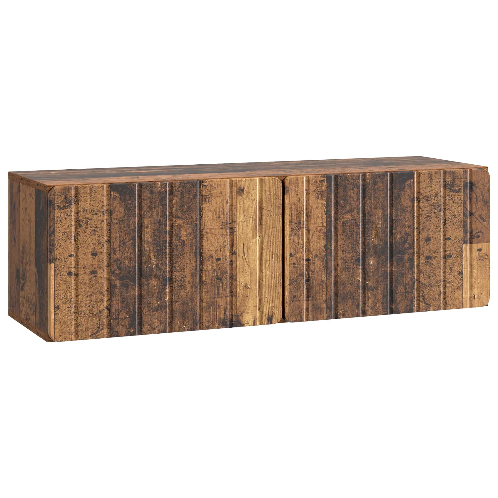 Wandmontierter TV-Schrank Altholz 98 x 31 x 30 cm Holzwerkstoff
