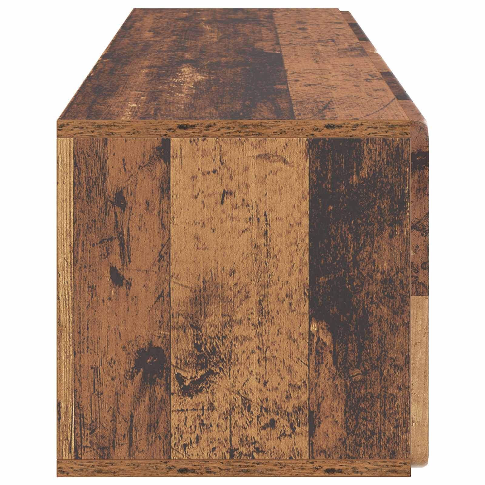 Wandmontierter TV-Schrank Altholz 98 x 31 x 30 cm Holzwerkstoff
