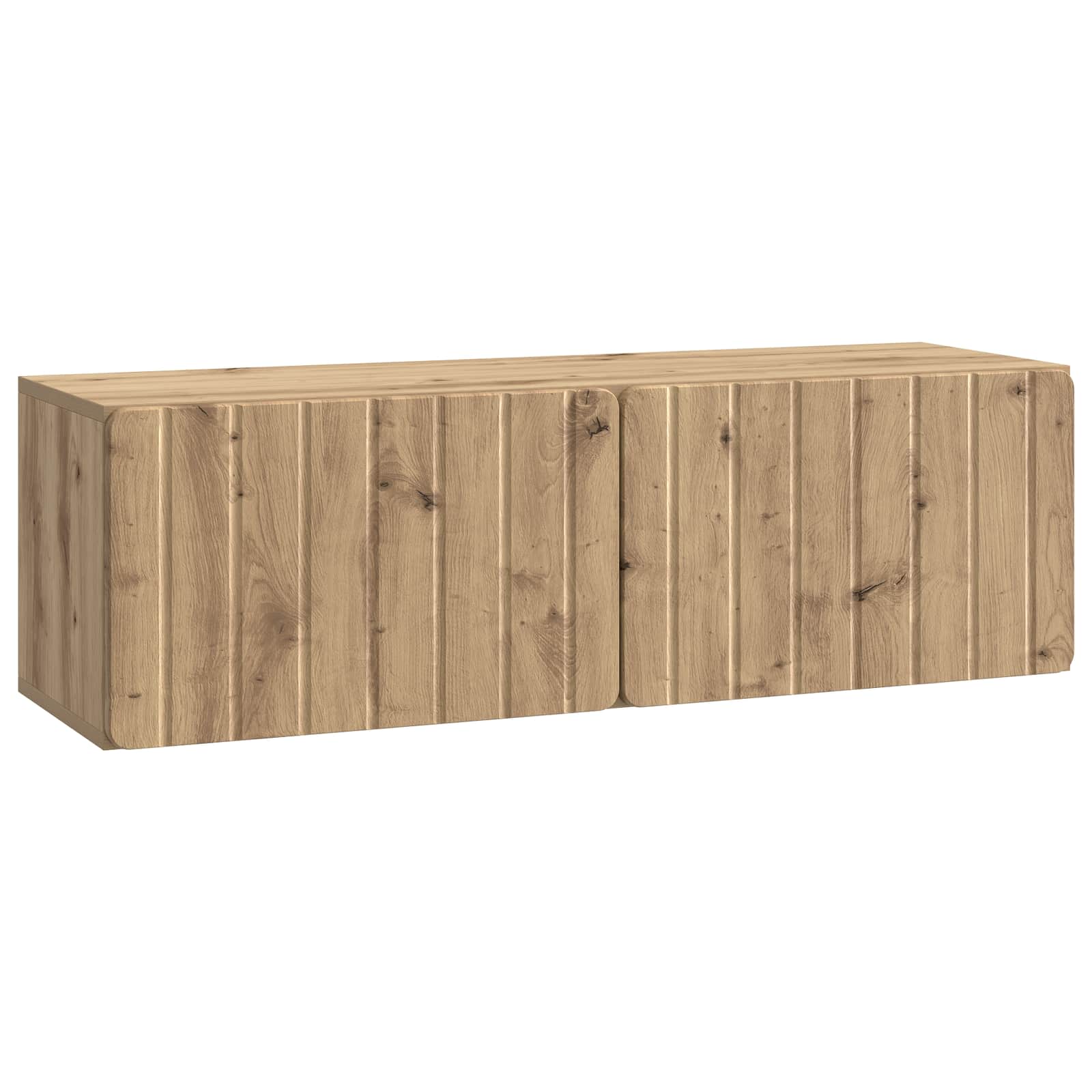 Wandmontierter TV-Schrank Artisan-Eiche 98 x 31 x 30 cm