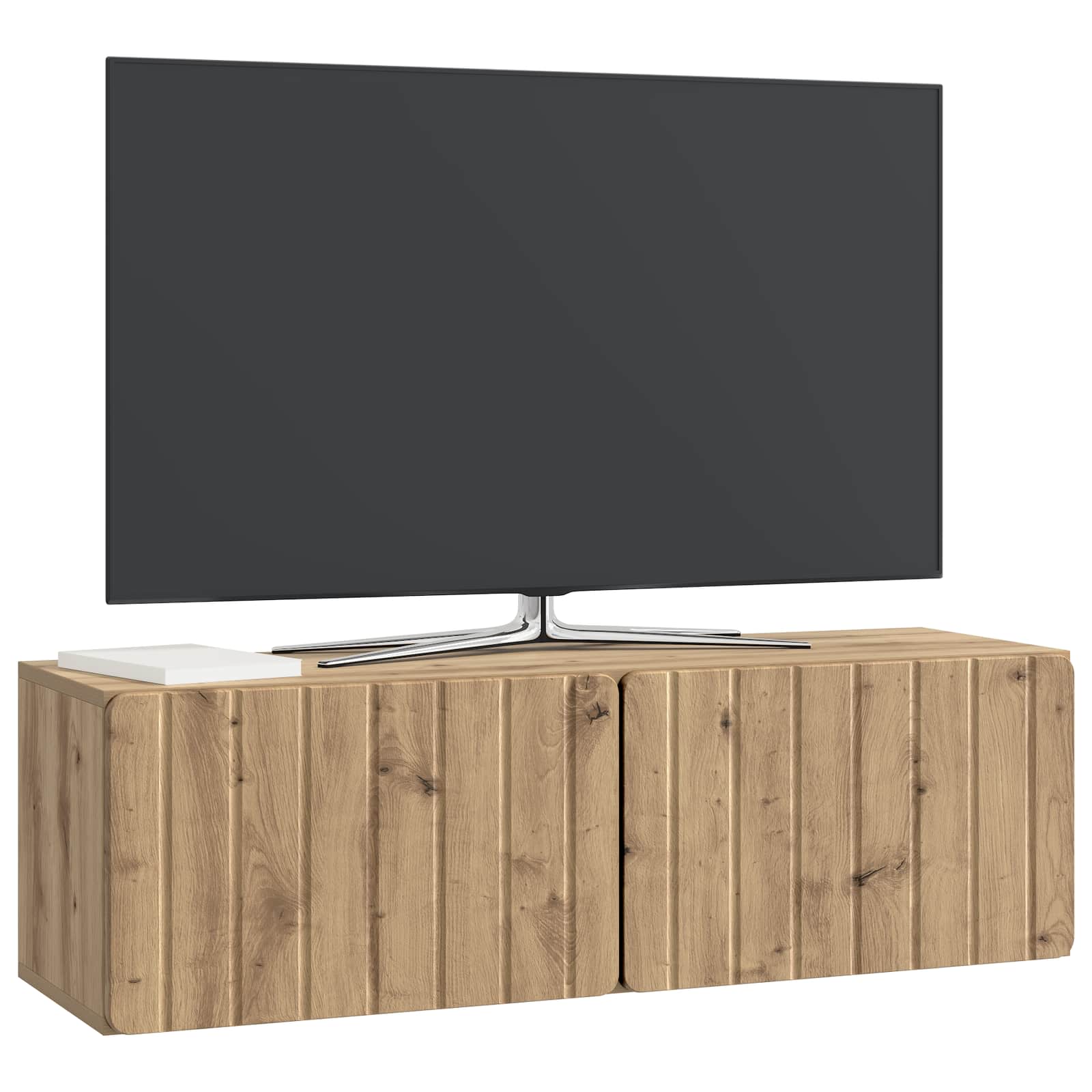 Wandmontierter TV-Schrank Artisan-Eiche 98 x 31 x 30 cm