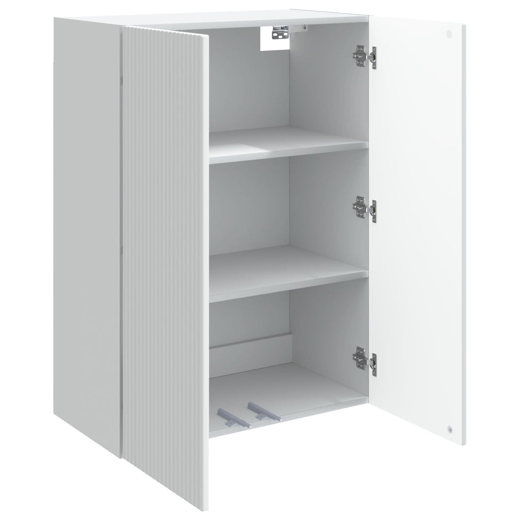 Wandschrank Weiß 66 x 34,5 x 90 cm Holzwerkstoff
