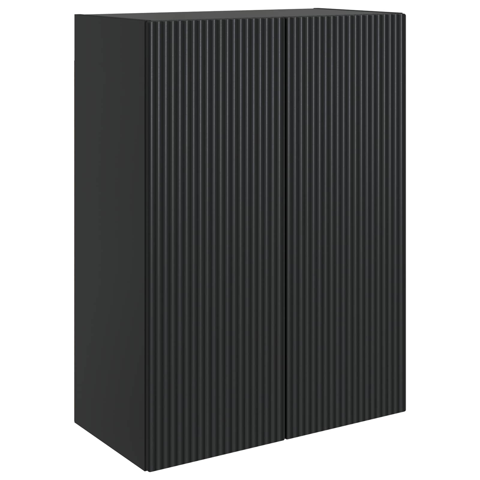 Wandschrank Schwarz 66 x 34,5 x 90 cm Holzwerkstoff