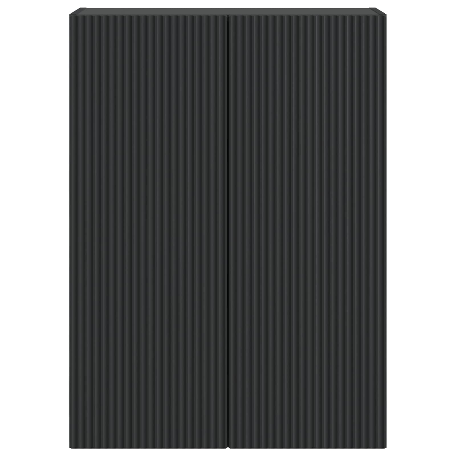 Wandschrank Schwarz 66 x 34,5 x 90 cm Holzwerkstoff