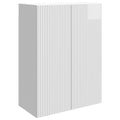 Wandschrank Hochglanz Weiß 66 x 34,5 x 90 cm Holzwerkstoff