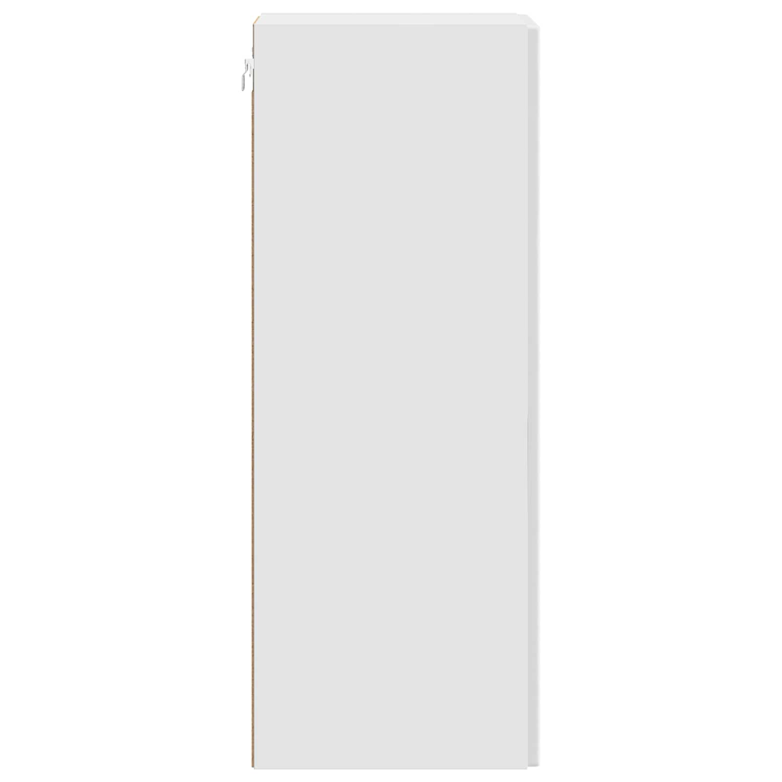 Wandschrank Hochglanz Weiß 66 x 34,5 x 90 cm Holzwerkstoff
