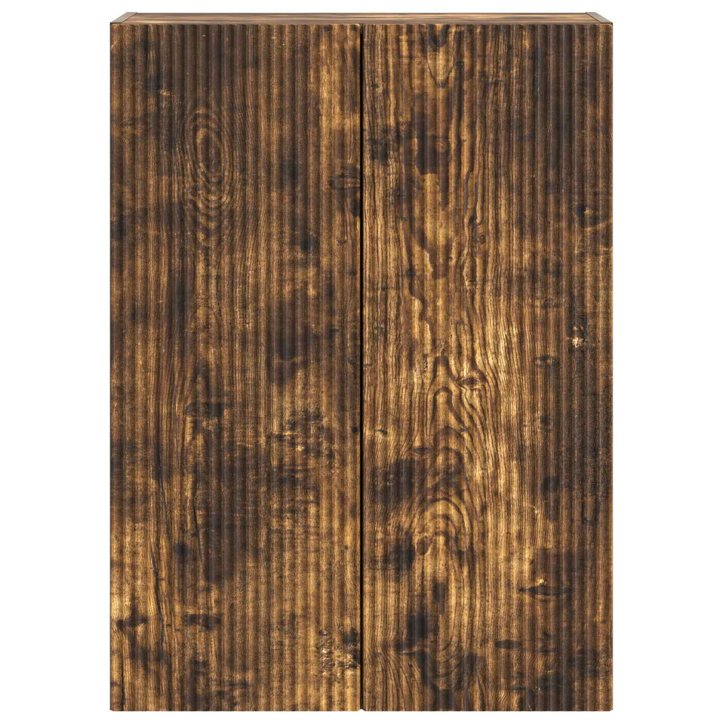 Wandschrank Geräucherte Eiche 66 x 34,5 x 90 cm Holzwerkstoff