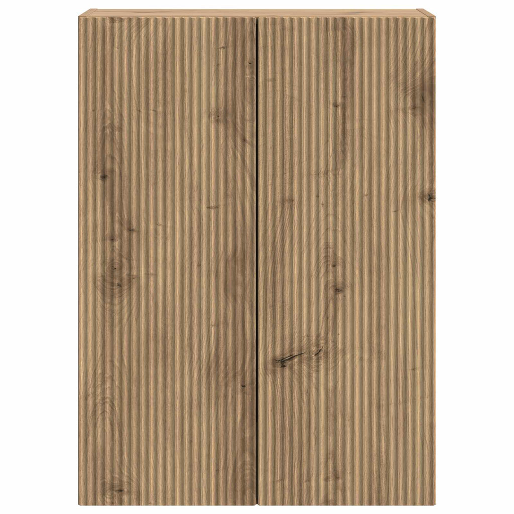 Wandschrank Artisan-Eiche 66 x 34,5 x 90 cm Holzwerkstoff