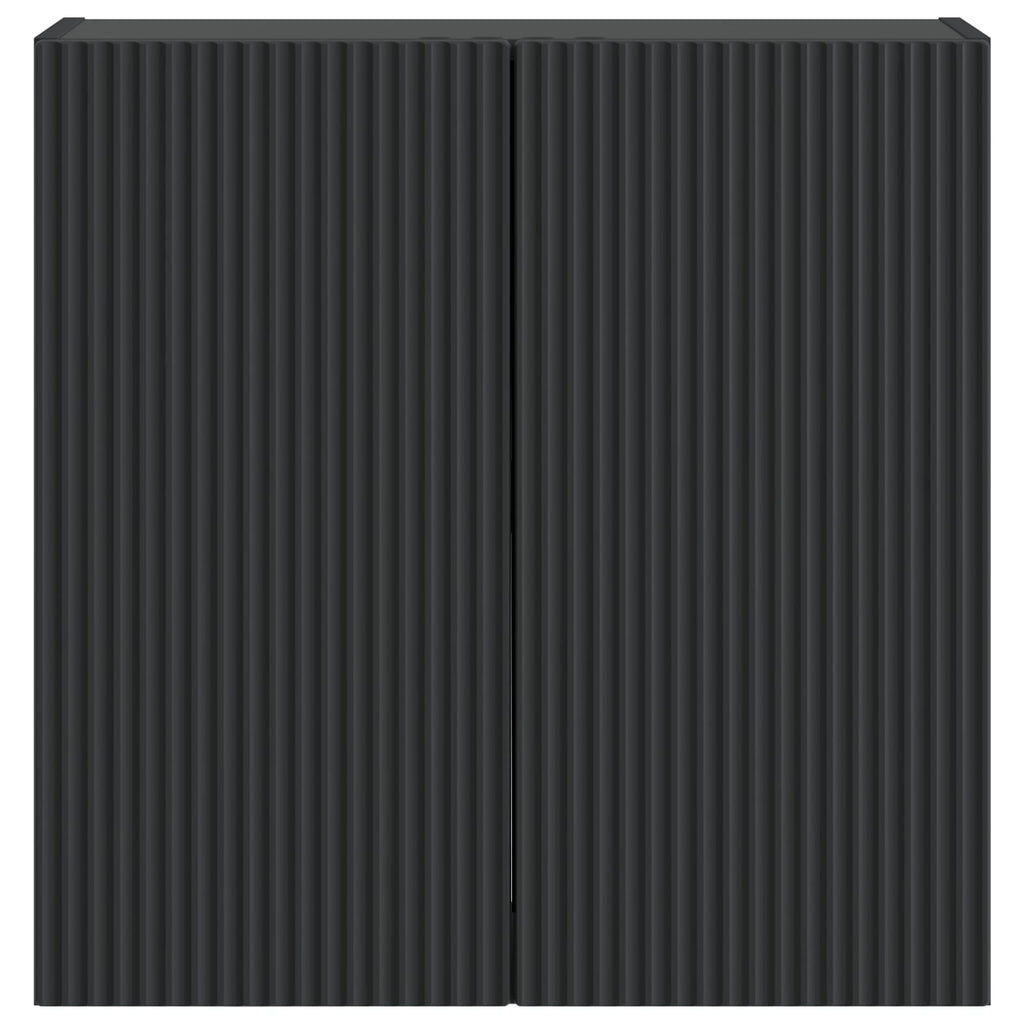 Wandschrank Schwarz 59 x 31 x 60 cm Holzwerkstoff