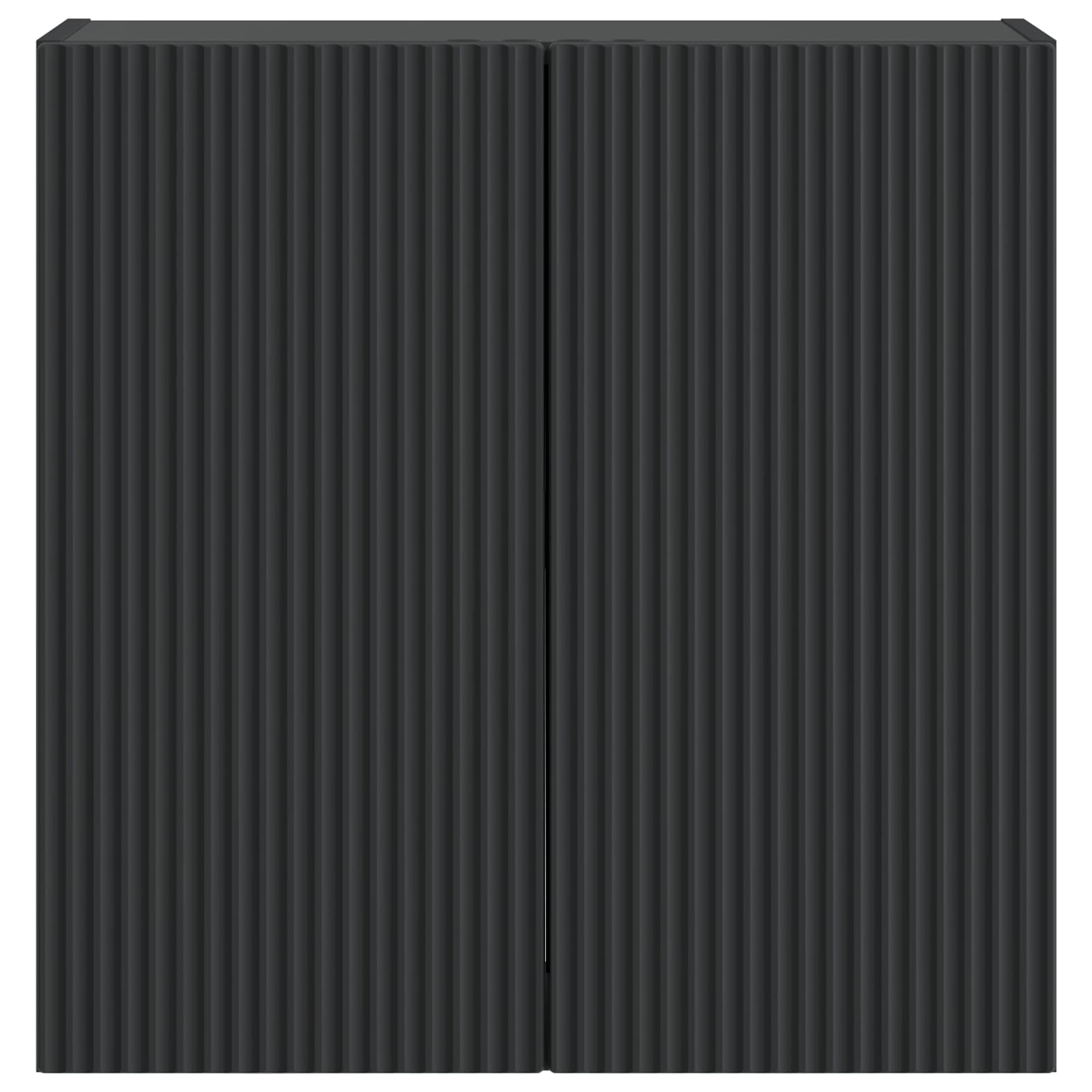 Wandschrank Schwarz 59 x 31 x 60 cm Holzwerkstoff