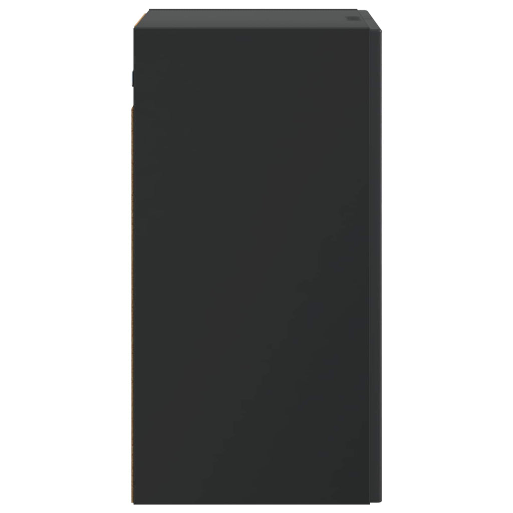 Wandschrank Schwarz 59 x 31 x 60 cm Holzwerkstoff