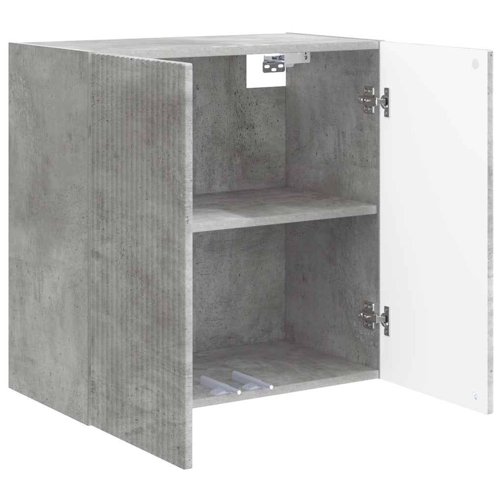 Wandschrank Betongrau 59 x 31 x 60 cm Holzwerkstoff