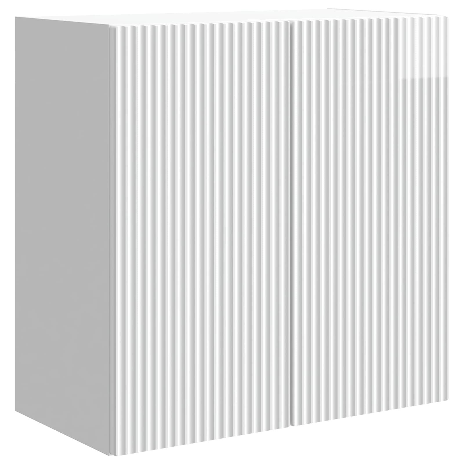 Wandschrank Hochglanz Weiß 59 x 31 x 60 cm Holzwerkstoff