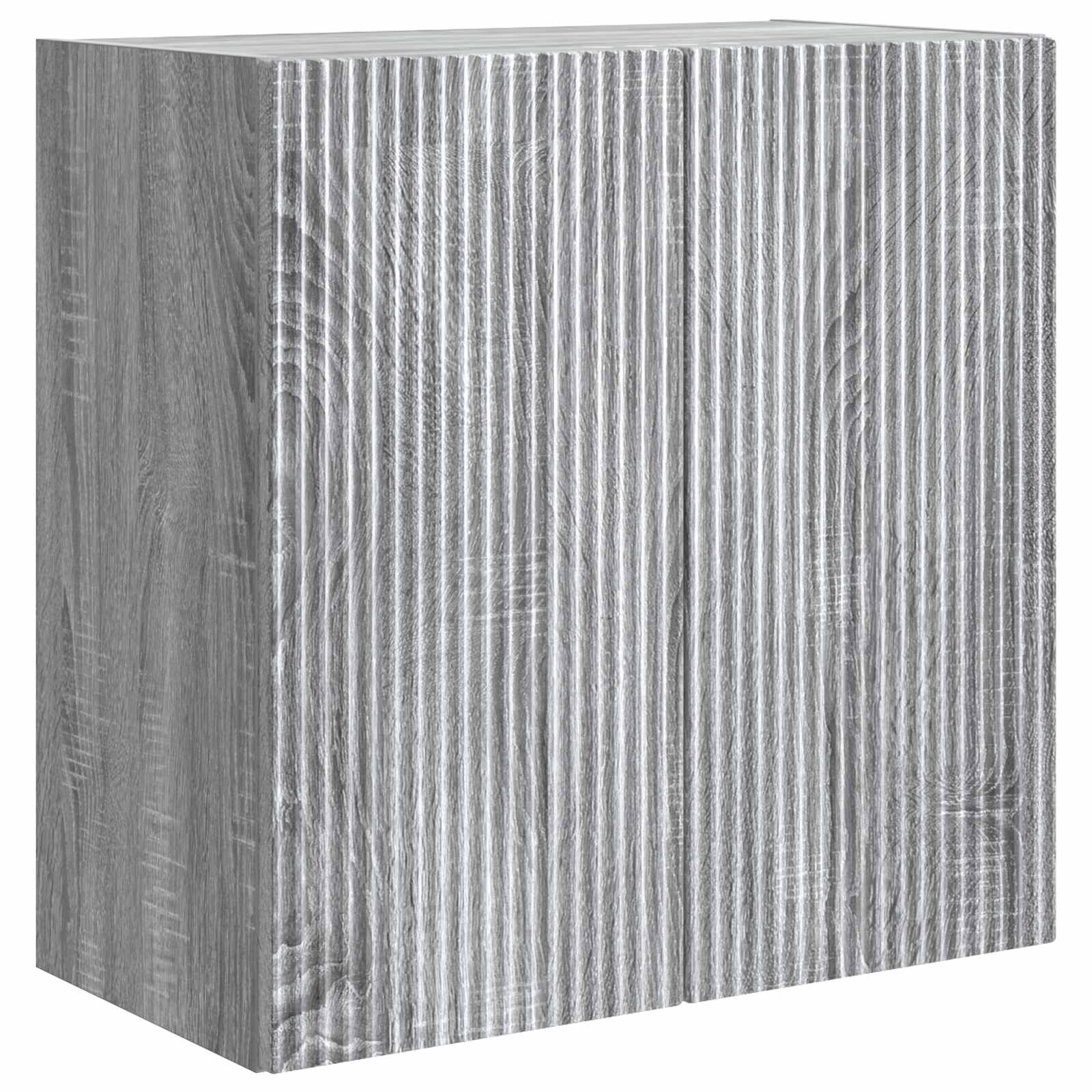 Wandschrank Grau Sonoma 59 x 31 x 60 cm Holzwerkstoff