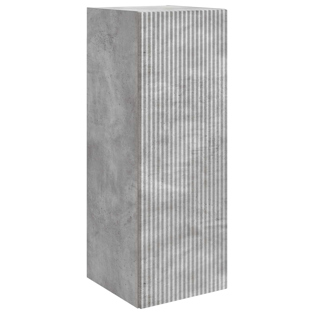 Wandschrank Betongrau 33 x 34,5 x 90 cm Holzwerkstoff