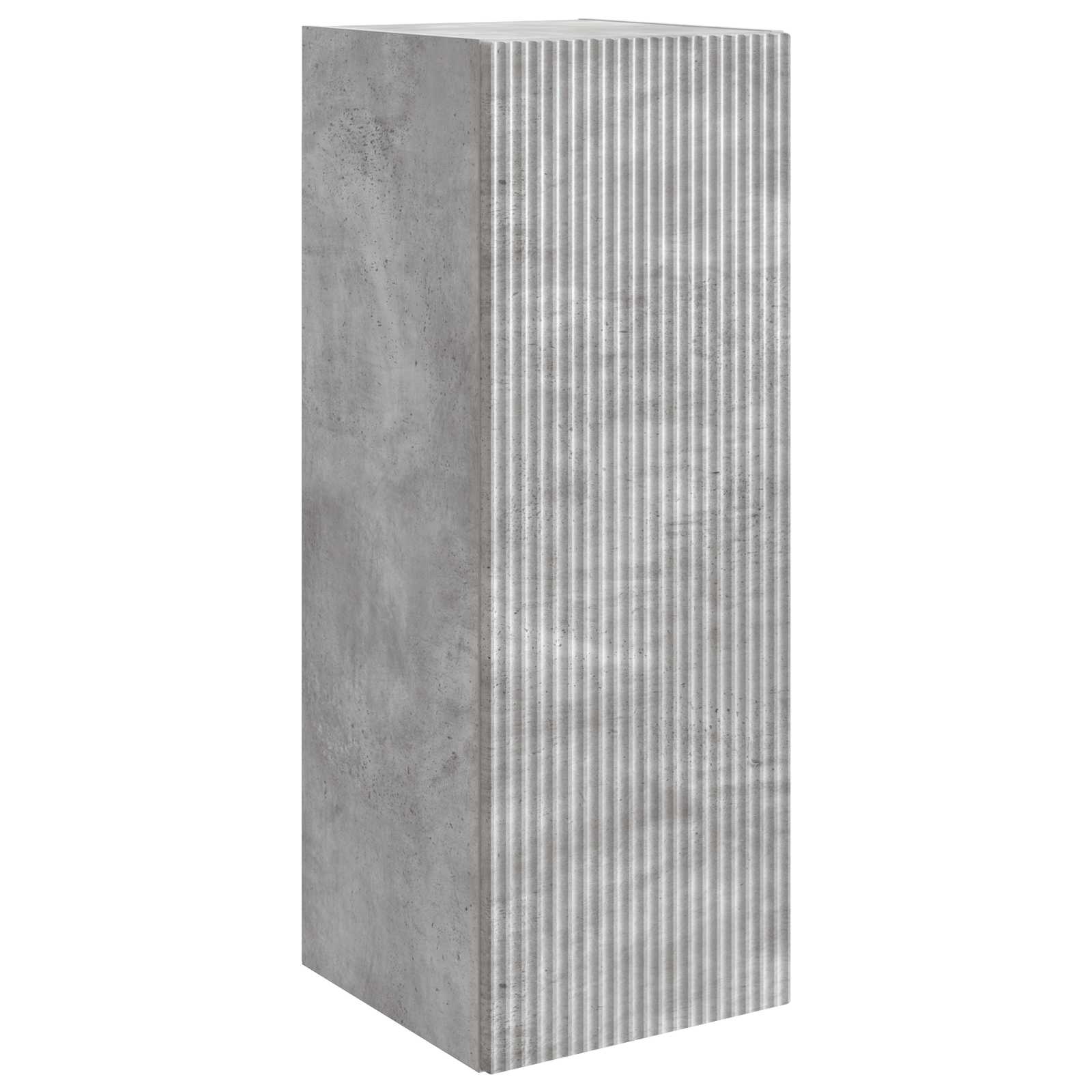 Wandschrank Betongrau 33 x 34,5 x 90 cm Holzwerkstoff