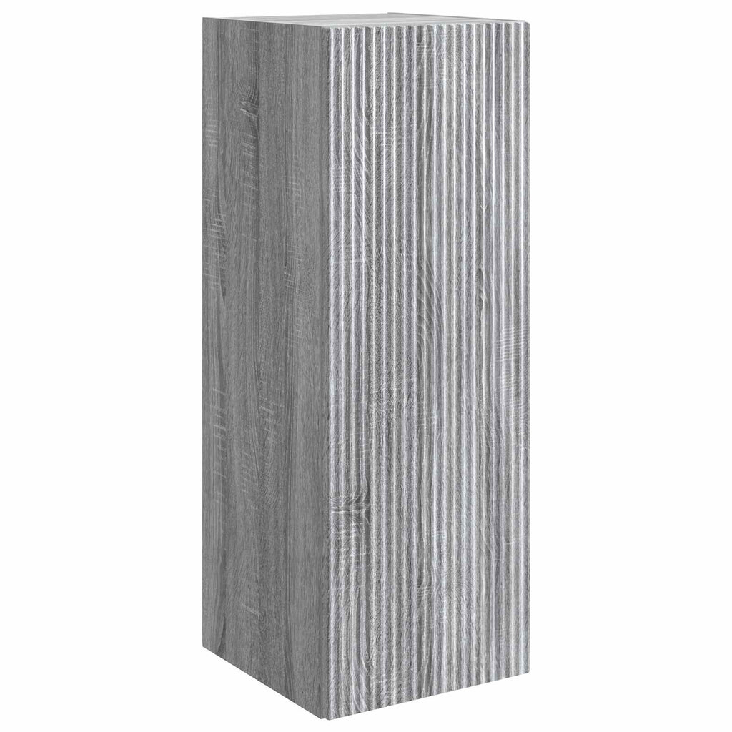 Wandschrank Grau Sonoma 33 x 34,5 x 90 cm Holzwerkstoff