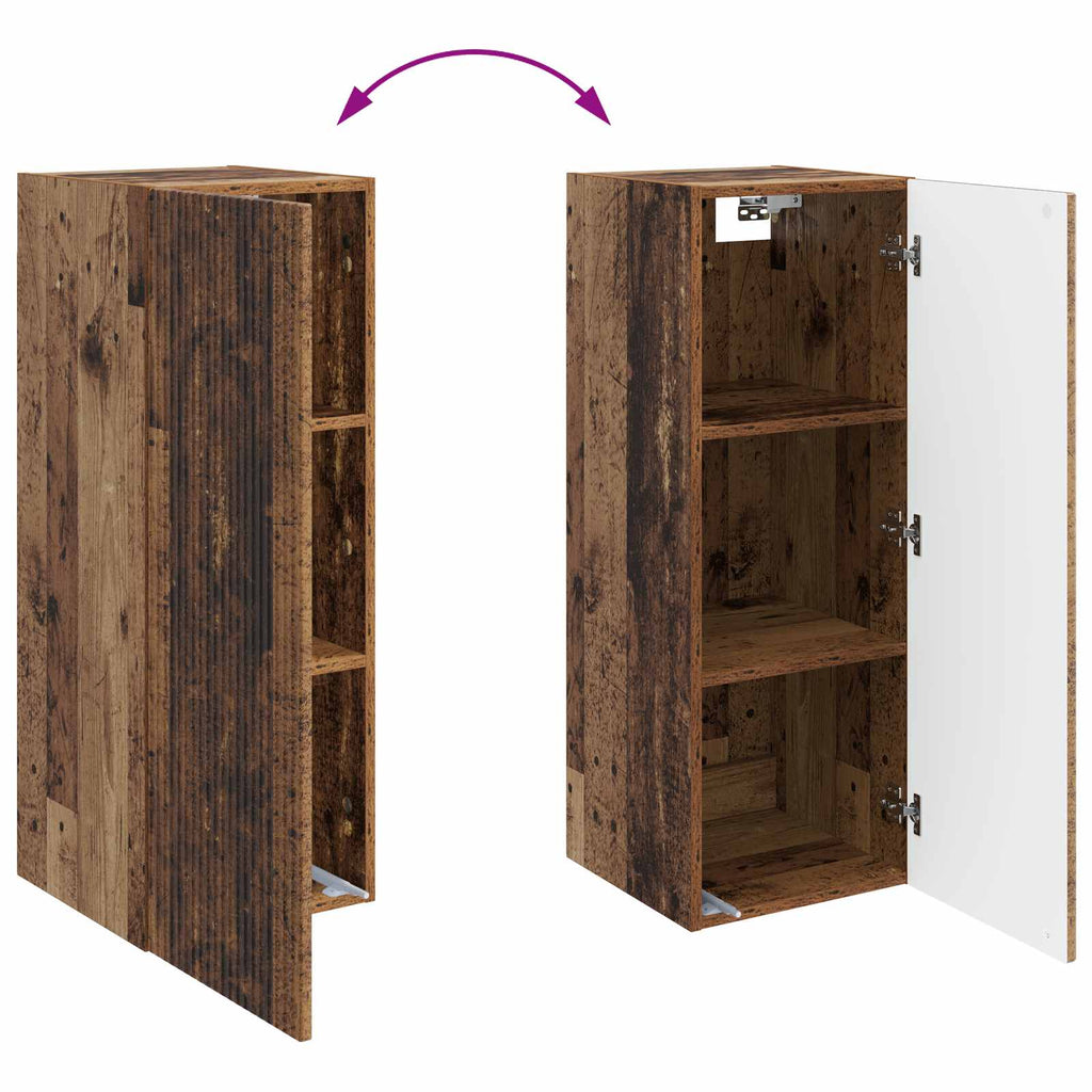Wandschrank Altholz 33 x 34,5 x 90 cm Holzwerkstoff