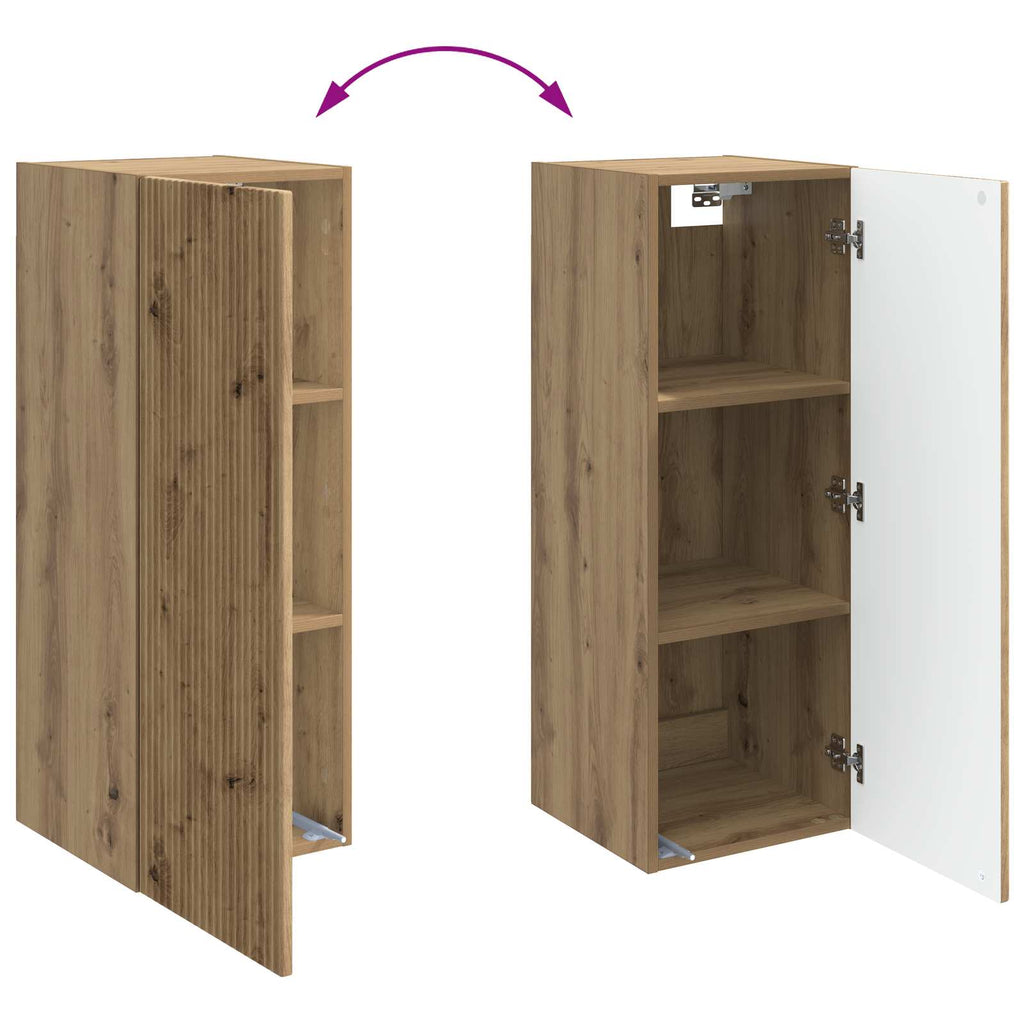 Wandschrank Artisan-Eiche 33 x 34,5 x 90 cm Holzwerkstoff
