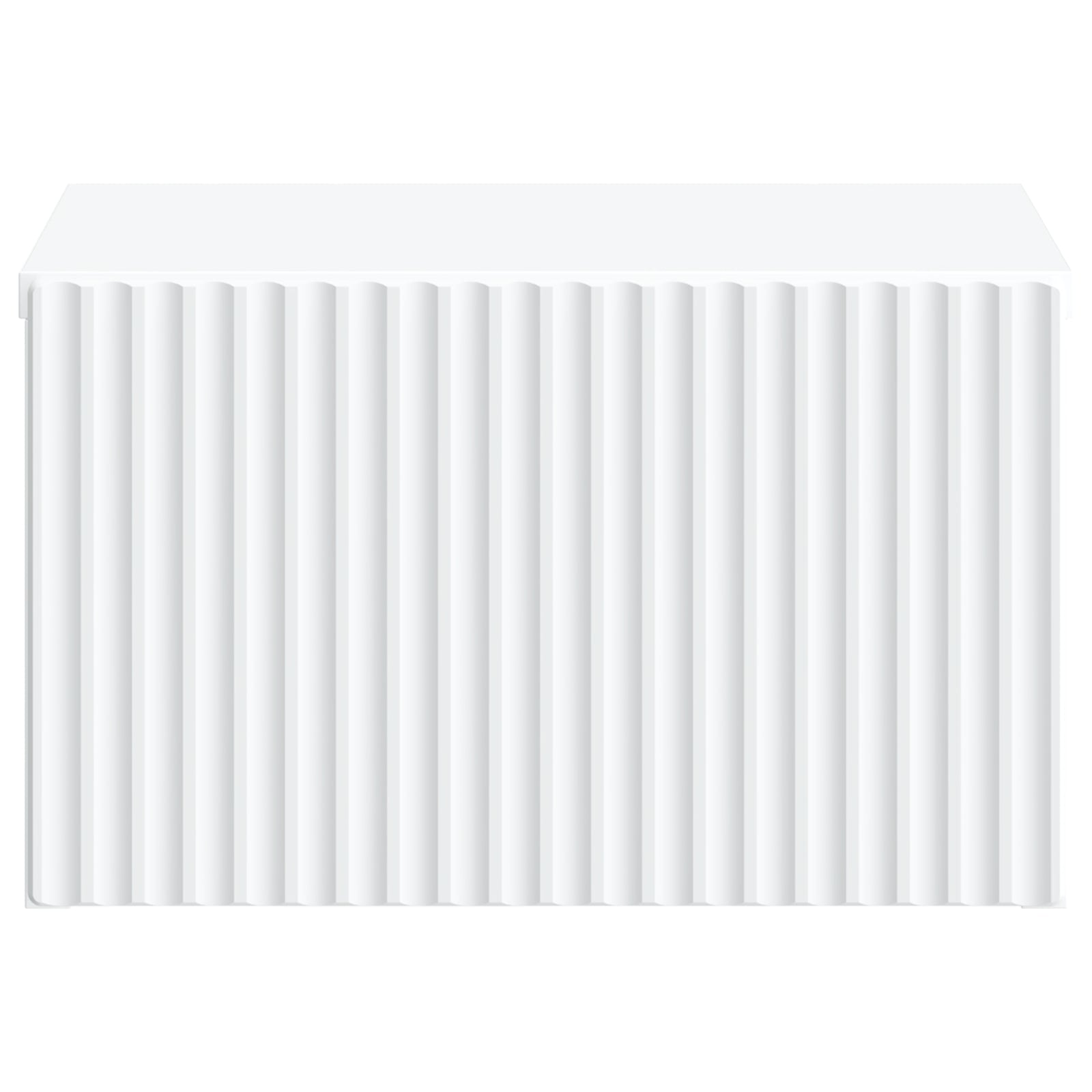 Wandmontierter Nachttisch 2 pcs Weiß 33 x 34,5 x 20 cm