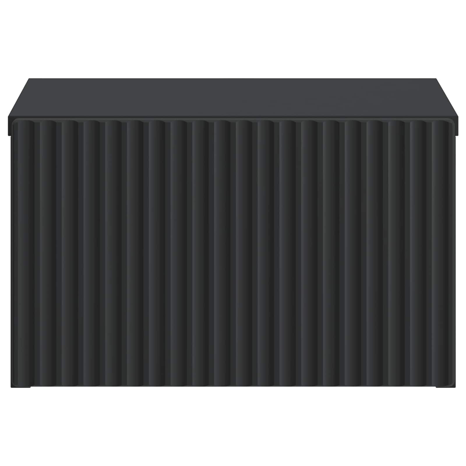Wandmontierter Nachttisch 2 pcs Schwarz 33 x 34,5 x 20 cm