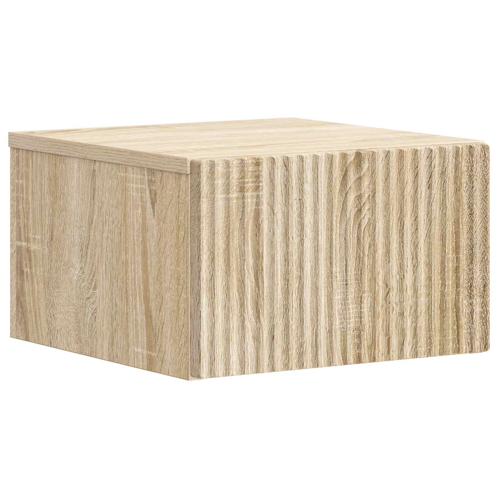 Wandmontierter Nachttisch 2 pcs Sonoma-Eiche 33 x 34,5 x 20 cm