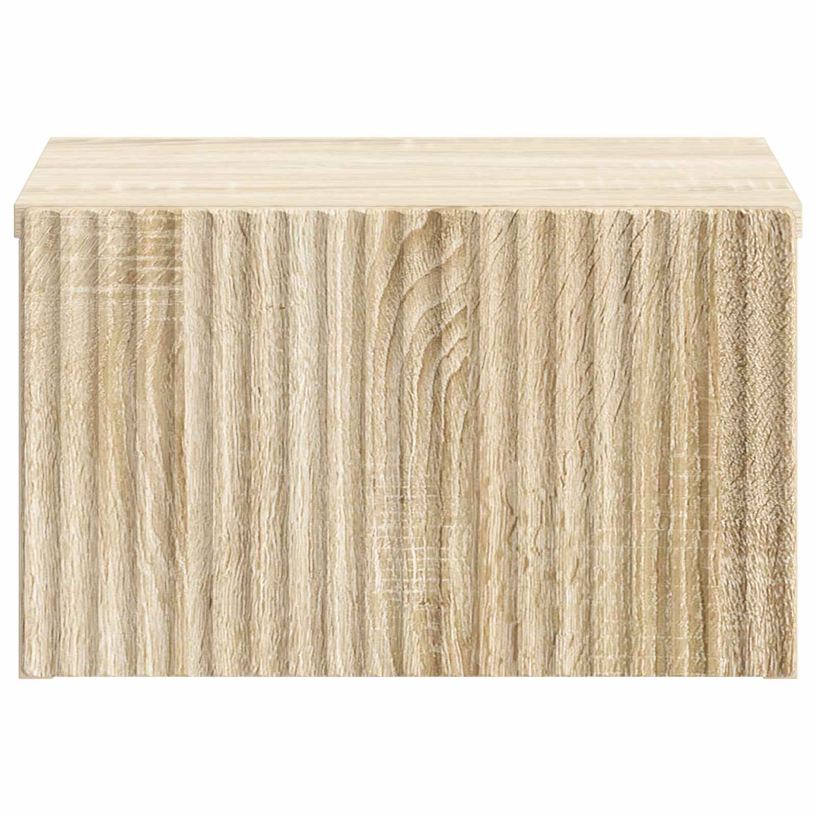 Wandmontierter Nachttisch 2 pcs Sonoma-Eiche 33 x 34,5 x 20 cm