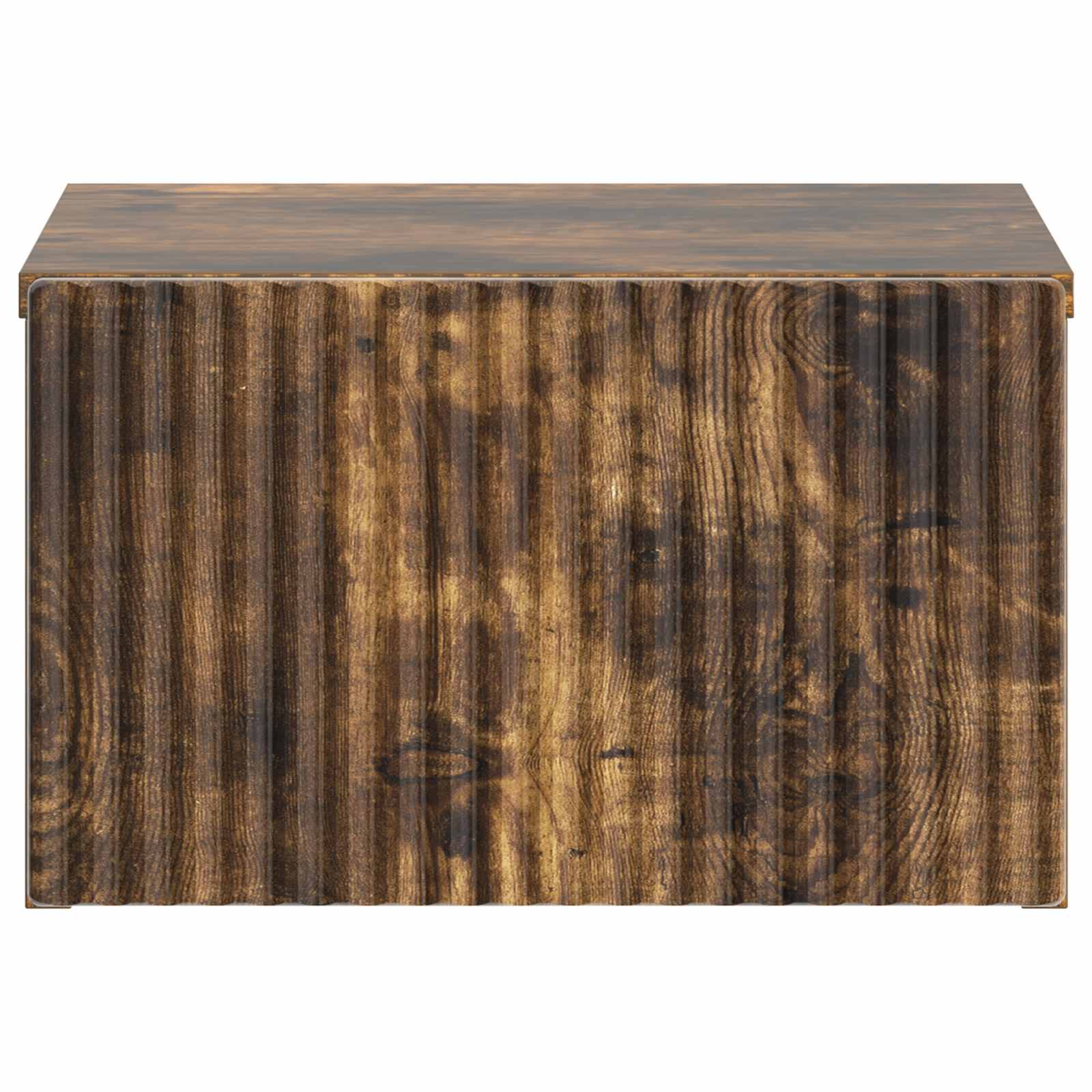 Wandmontierter Nachttisch 2 pcs Geräucherte Eiche Holzwerkstoff