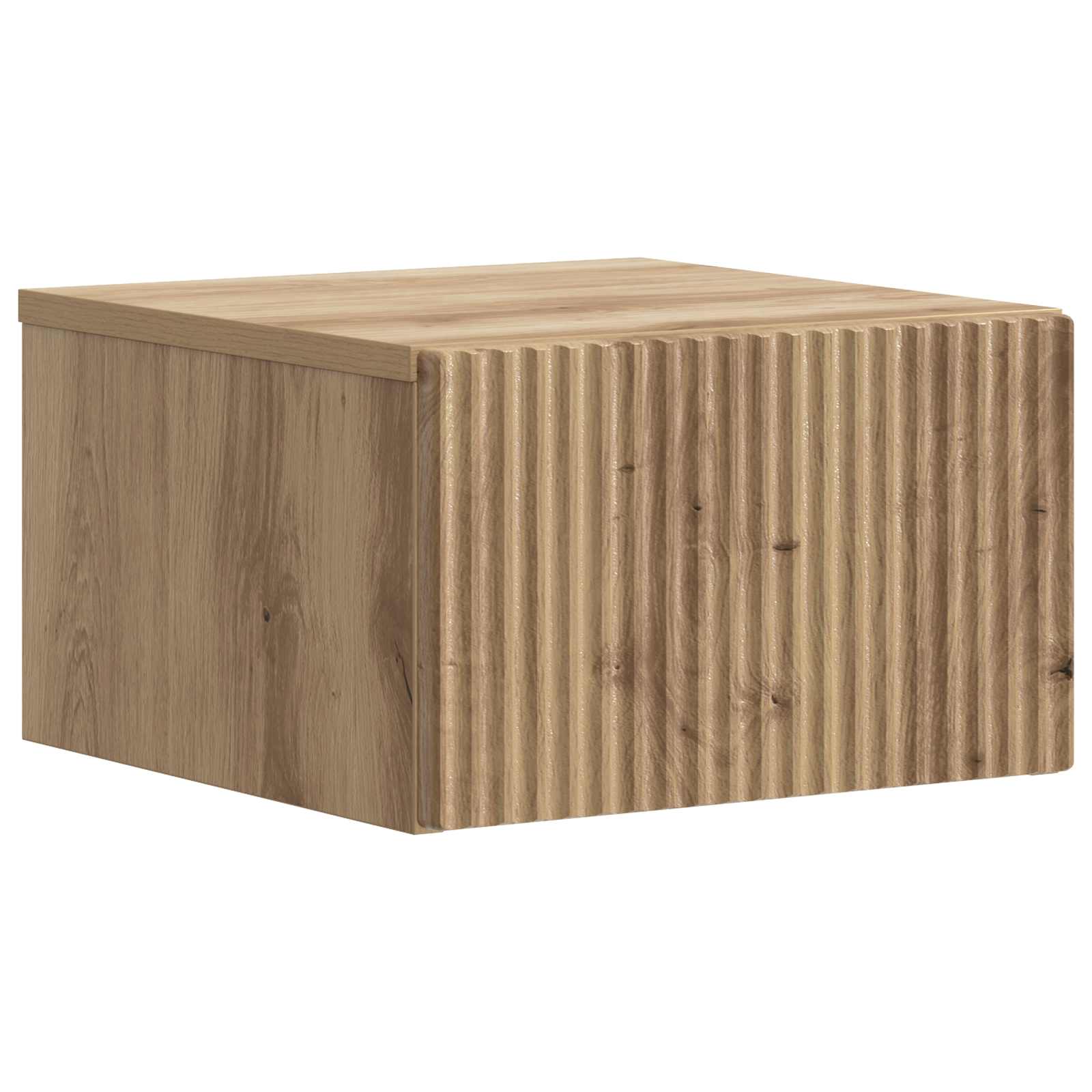 Wandmontierter Nachttisch Artisan-Eiche 33 x 34,5 x 20 cm