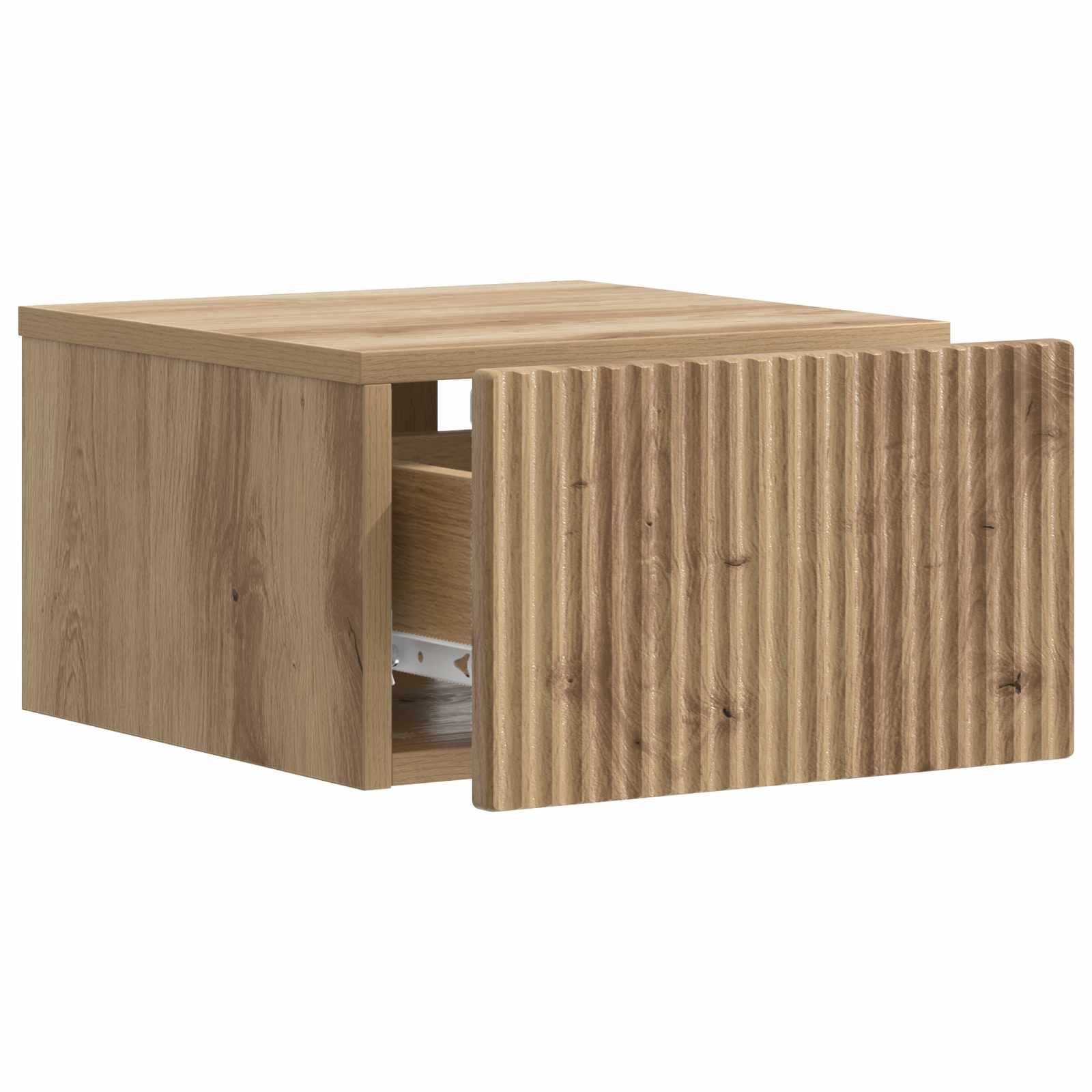Wandmontierter Nachttisch Artisan-Eiche 33 x 34,5 x 20 cm