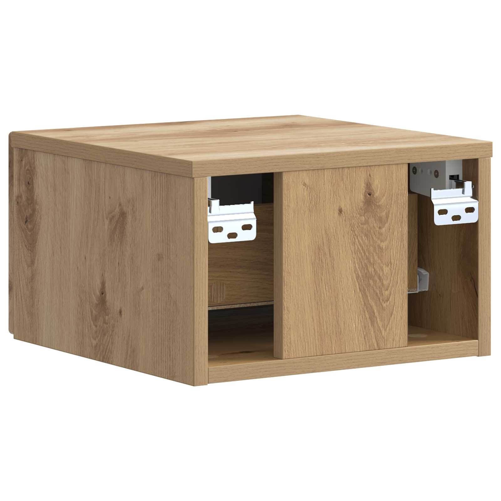 Wandmontierter Nachttisch Artisan-Eiche 33 x 34,5 x 20 cm