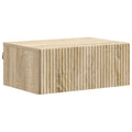 Wandmontierter Nachttisch Sonoma-Eiche 49 x 34,5 x 20 cm