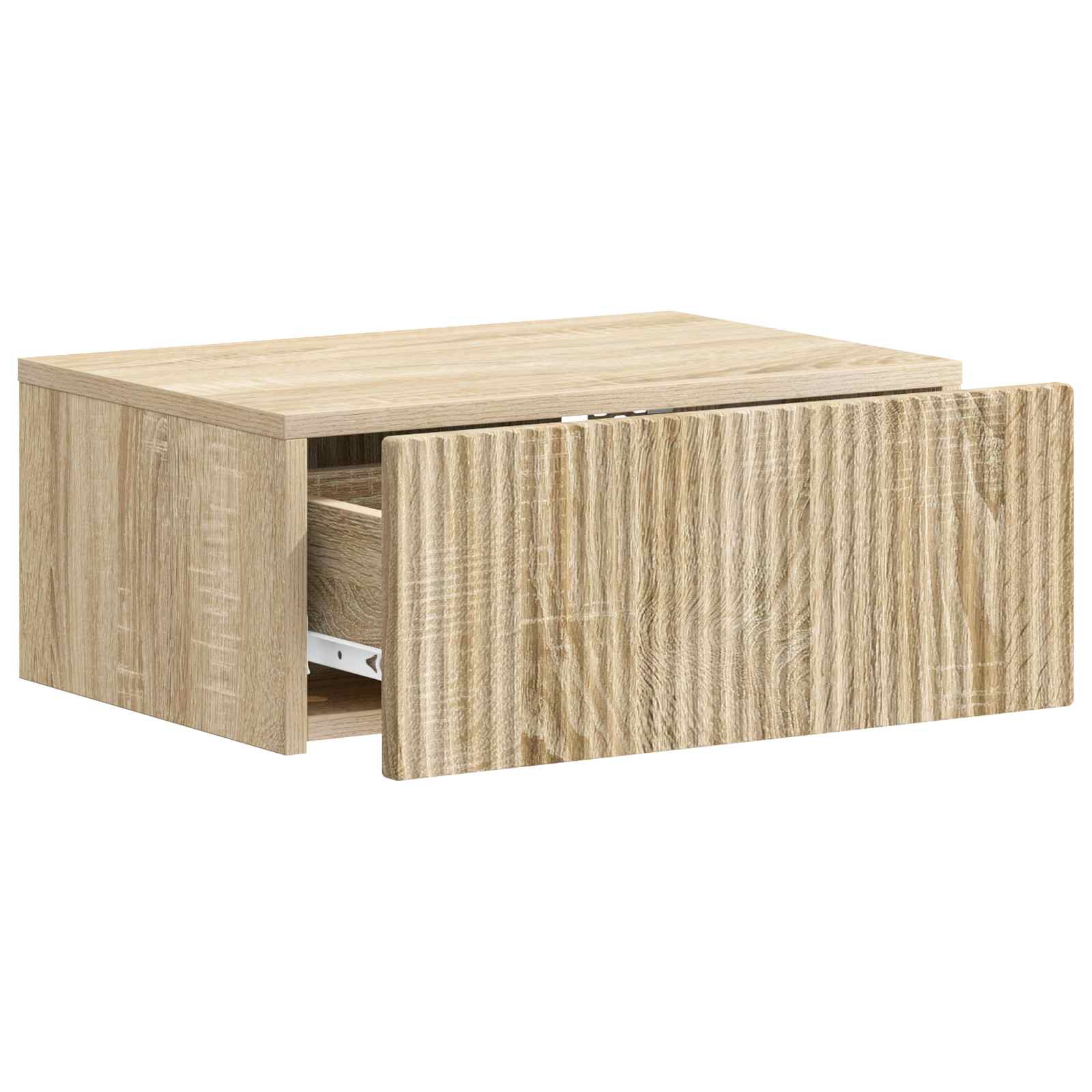 Wandmontierter Nachttisch Sonoma-Eiche 49 x 34,5 x 20 cm