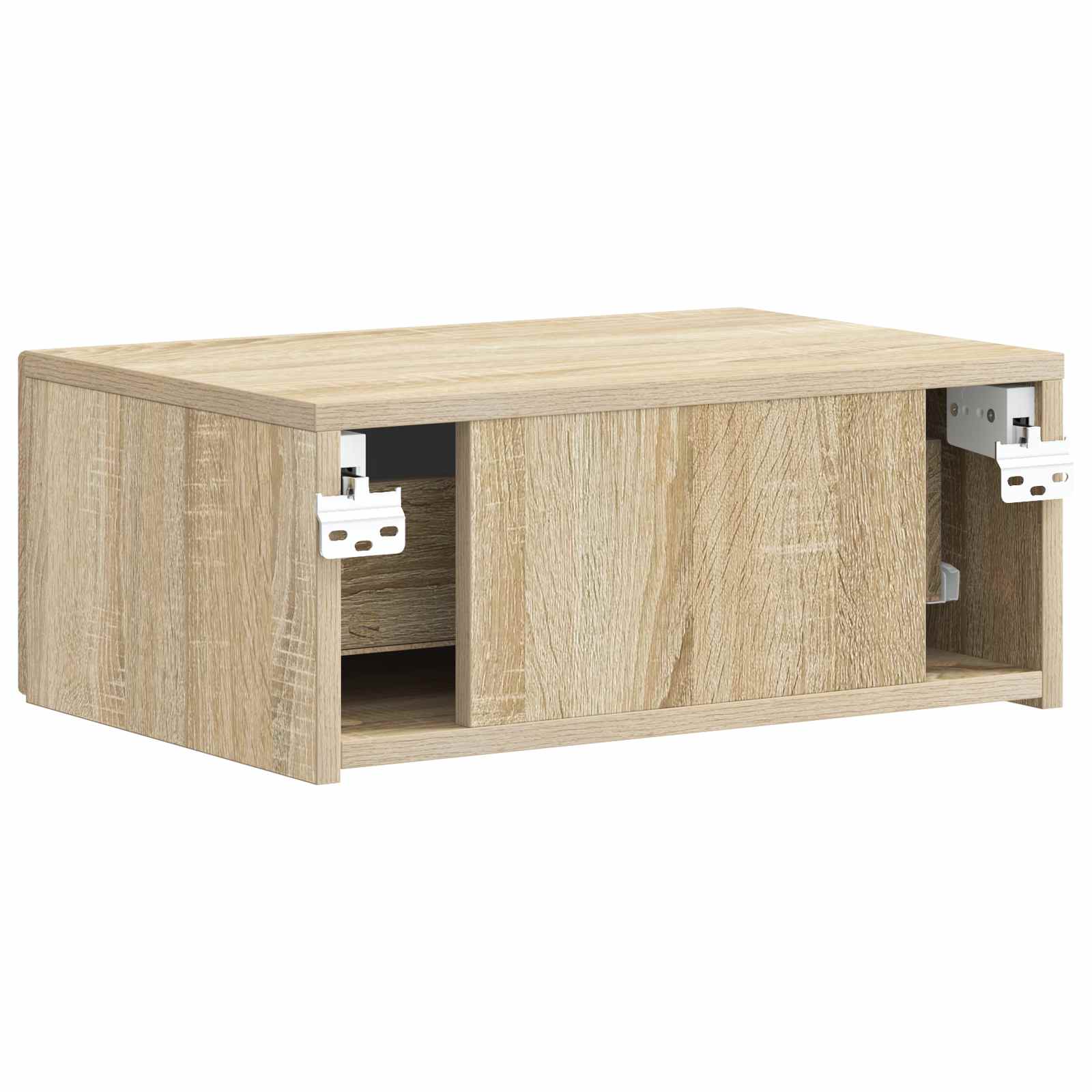 Wandmontierter Nachttisch Sonoma-Eiche 49 x 34,5 x 20 cm
