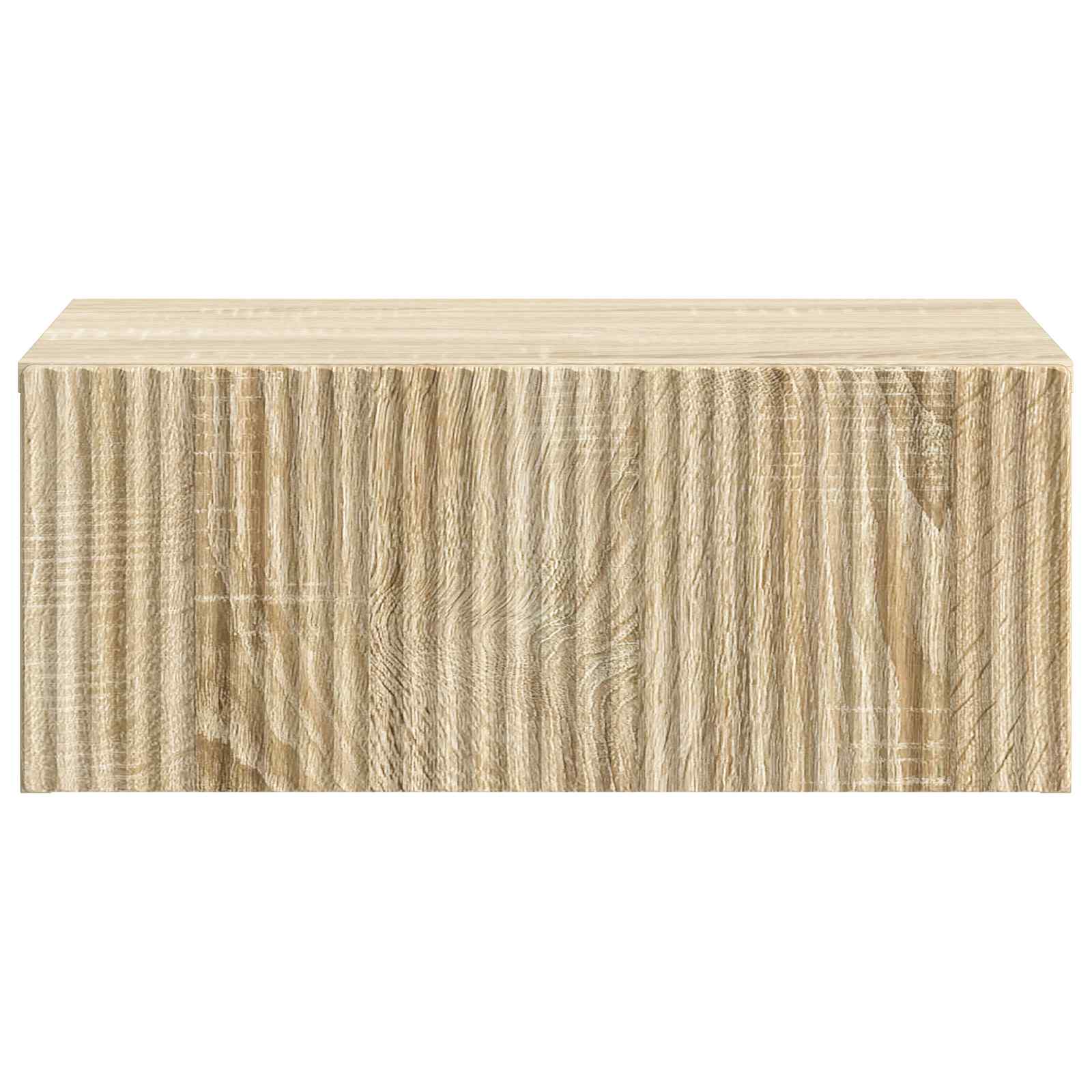 Wandmontierter Nachttisch 2 pcs Sonoma-Eiche 49 x 34,5 x 20 cm
