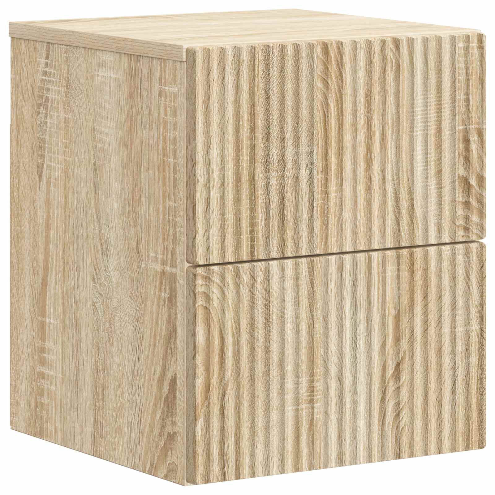 Wandmontierter Nachttisch Sonoma-Eiche 33 x 34,5 x 40 cm